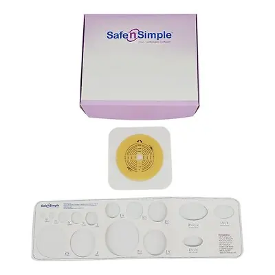 Safe N Simple - SNS7205234 Ostomy Barrier Safe n Simple™ Trim to Fit