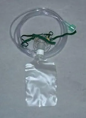 Bound Tree Medical - 410266 NonRebreather Oxygen Mask Curaplex® Elongated Style Infant Adjustable Head Strap