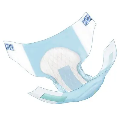 Cardinal - 63073 Incontinence Brief Wings™ Ultra Adult Medium Unisex Disposable Heavy Absorbency