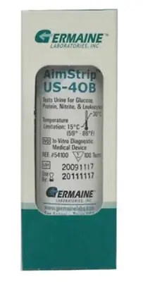Germaine Laboratories Inc - 54100 Urinalysis Reagent AimStrip® US-40B Glucose