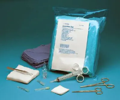 Cardinal ACS-S-LAC1 - ER Laceration Tray, Sterile - 1/Each, 20/Case