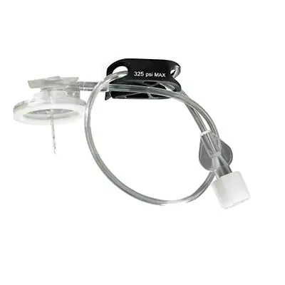 B. Braun - 4447005-02 Huber Needle Infusion Set Surecan™ Safety II 20 Gauge 0.6 Inch 7-1/2 Inch Tubing Without Port