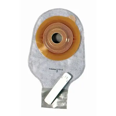 Coloplast - 13706 Assura® Deep Convex 1-Piece Transparent Colostomy Pouch