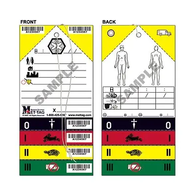Mettag Products Inc - MT-137 Mettag® Triage Tag