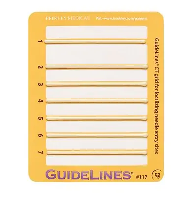 Beekley Medical - 117 CT Biopsy Grid GuideLines® For CT-guided Biopsues of Neck and Small Areas