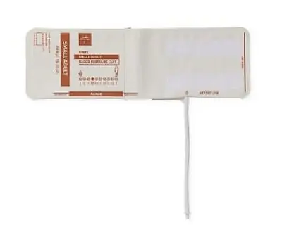 Medline - MDS9722HPV Single Patient Use Blood Pressure Cuff Medline 18 to 26 cm Arm Vinyl Cuff Small Adult Cuff