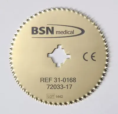 BSN Medical - 31-0168 Cast Cutting Blade Power Blade™ 2-1/2 Inch Diameter Titanium Nitride Coated