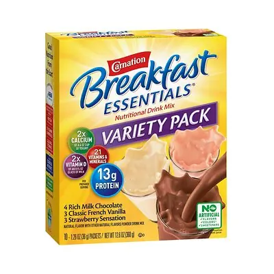 Nestle Healthcare Nutrition - 12371212 Carnation Breakfast Essentials® Variety Nutritional Drink