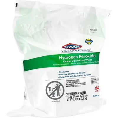 The Clorox Company - 30827 Clorox Healthcare® Hydrogen Peroxide Cleaner Disinfectant Wipes