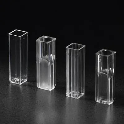 Globe Scientific - 111137 Cuvette 4.5 ml, 4 Clear Sides, 10 mm Path L, 340 - 800 Nm Spectrum Range Spectrophotometer