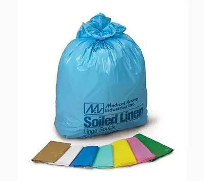 Medegen Medical Products LLC - 170M Infectious Linen Bag Infectious Linen 44 gal. Yellow 38 X 45 Inch