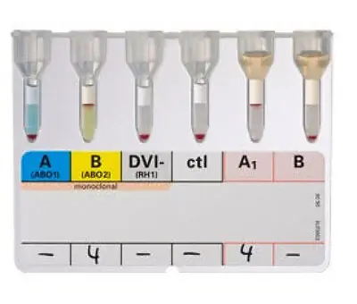 Fisher Anatomical - MTS080515 Gel Test™ Test Card cGMP Certifications/Compliance