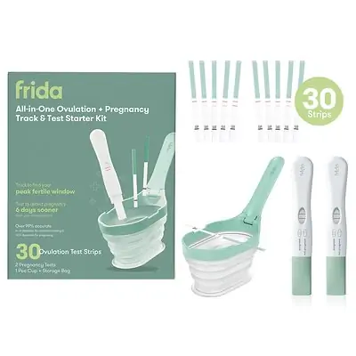 Fridababy LLC - 500001406 Reproductive Health Test Kit Frida Fertility All-in-One Ovulation and Pregnancy Test