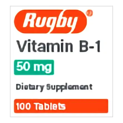Major Pharmaceuticals - 80681009700 Rugby® 50 mg Vitamin B-1 Dietary Supplement
