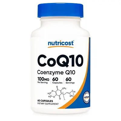 Nutricost - NTC021301 Dietary Supplement nutricost® COQ10 100 mg Strength Capsule 60 Per Bottle
