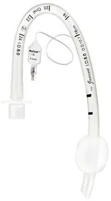Flexicare - 038-971-045MU Cuffed Endotracheal Tube Flexicare® VentiSeal Curved 4.5 mm ID Pediatric Murphy Eye