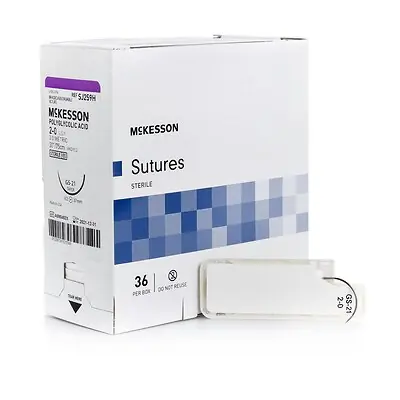 McKesson Brand - SJ259H McKesson Suture with GS-21 Needle