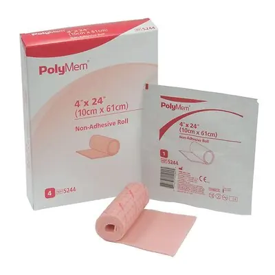 Ferris Manufacturing - 5244 PolyMem® Nonadhesive without Border Foam Dressing