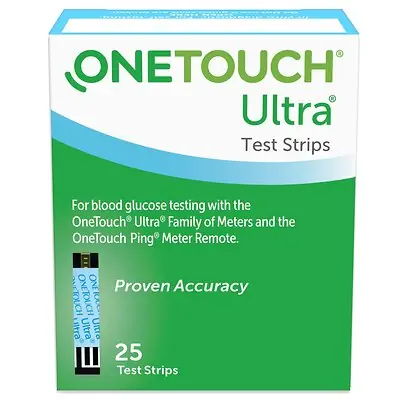 LifeScan - 020994 OneTouch® Ultra® 2 Blood Glucose Test Strips for OneTouch® Ultra® Blood Glucose Meter