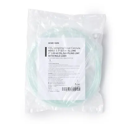 McKesson Brand - 16-0581 McKesson ETCO2 Nasal Sampling Cannula with O2 Delivery