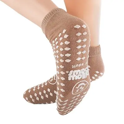 Principle Business Enterprises - 1097-001 Pillow Paws® Ankle High Double Imprint Terries™ Slipper Socks