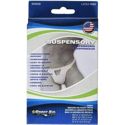 Scott Specialties SA0249 WHI LG - Suspensory Sport-Aid™ Large White - 1/Each