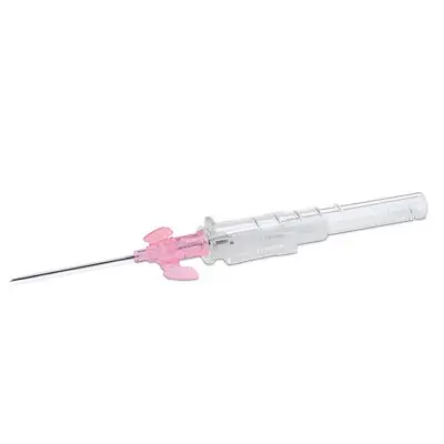 McKesson Brand - 200-IVSW201 Peripheral IV Catheter Prevent® SLS 20 Gauge 1 Inch Polyurethane Winged Hub Non Blood Control Sliding Safety