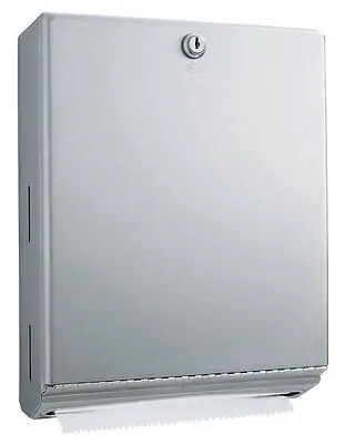 Essendant Co-United Stationers - BOB262 Paper Towel Dispenser Bobrick® Wall Mount C-Fold / Multifold Paper Towel