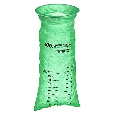 Xodus Medical - NS30835 Emesis Bag 40 oz. Green