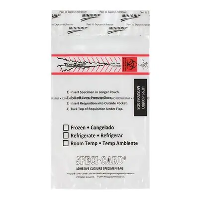 Minigrip - UF95-600BIO Speci-Gard® Specimen Transport Bag