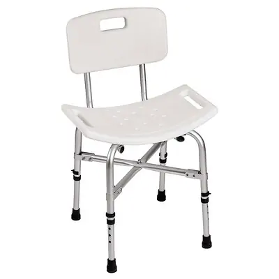 Medacure Inc - BB500 Shower Chair Without Arms Aluminum Frame With Backrest 20 Inch Seat Width 500 lbs. Weight Capacity