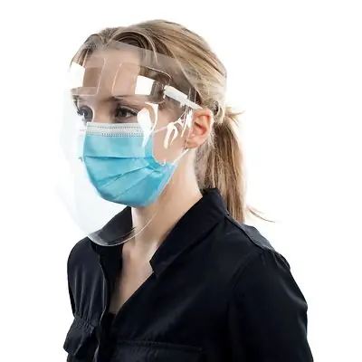 Southmedic - MXFS-100 Wraparound Face Shield Better Shield™ One Size Fits Most Full Length Ventilated Disposable NonSterile