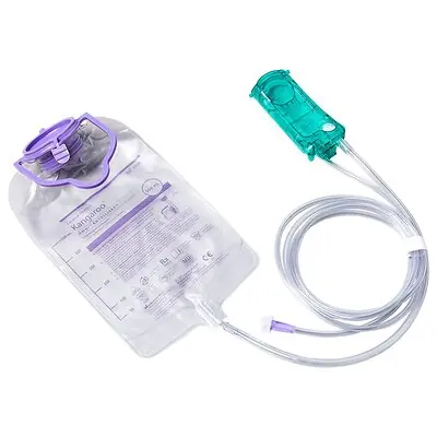 Cardinal - E5FDR Enteral Feeding Pump Bag Set Kangaroo OMNI™ ENtelliSet™ 500 mL NonSterile