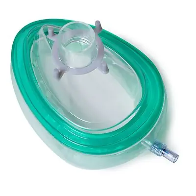 McKesson Brand - 711-GR Anesthesia Mask McKesson Elongated Style Adult Medium Hook Ring