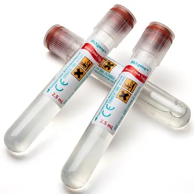 BD - 762165 BD™ PAXgene™ Blood RNA Tube Blood RNA Stabilization Solution Additive 2.5 mL BD Hemogard™ Closure Plastic Tube