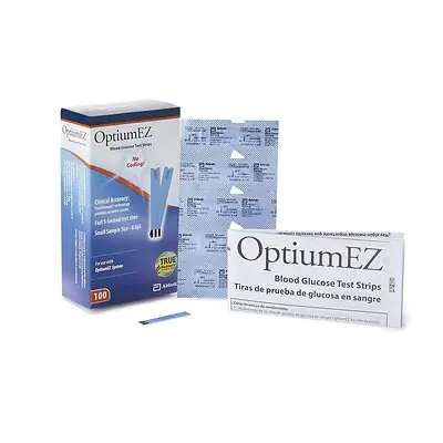 Abbott - 7104201 Optium EZ® Blood Glucose Test Strips