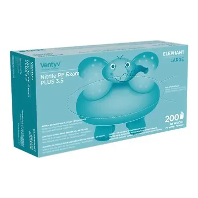 Ventyv - 10336101 Ventyv™ Plus 3.5 Elephant Nitrile Exam Glove