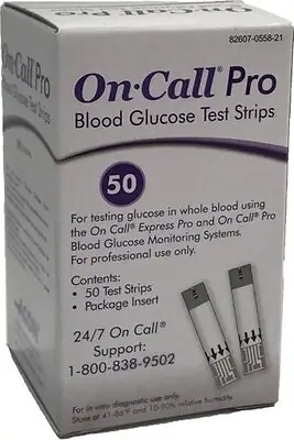 Acon Laboratories - 755821 On Call® Pro Blood Glucose Test Strips
