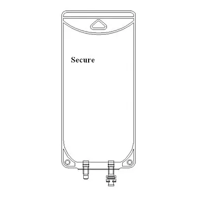 The Metrix Company - 66041 EVA Empty Bag Secure® 100 mL 2 Port Legless