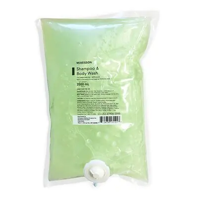 McKesson Brand - 53-27906-2000 McKesson Shampoo and Body Wash Dispenser Refill Bag 2000 mL