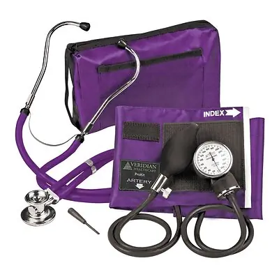 Veridian Healthcare LLC - 02-12611 Sterling Series ProKit™ Aneroid Sphygmomanometer with Stethoscope