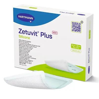 Hartmann - 413814 Zetuvit® Plus Silicone Super Absorbent Dressing