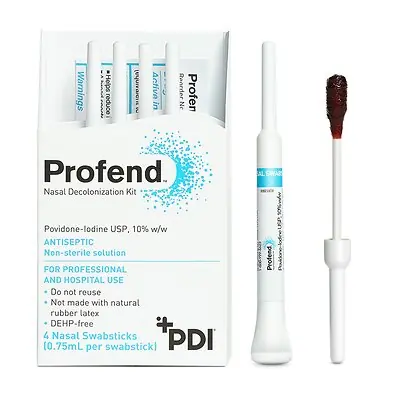 Professional Disposables - X12048 Profend® Impregnated Nasal Swabstick Kit