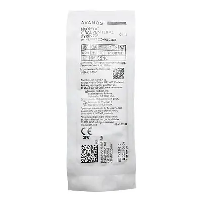 Avanos Medical Sales LLC - NM-S6NC NeoMed® Enteral / Oral Syringe