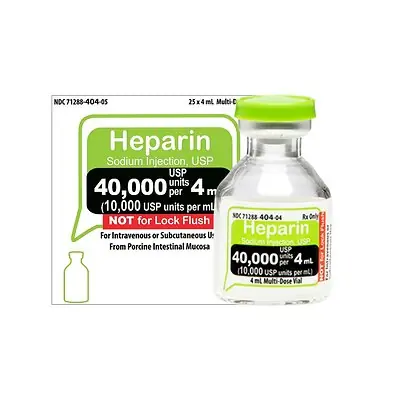Meitheal Pharmaceuticals Inc - 71288040405 Heparin Sodium