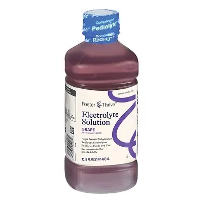 Perrigo Company - 10939095907 Foster & Thrive™ Electrolyte Solution Grape