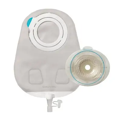 Coloplast - 13662 Ostomy Pouch SenSura® Micro Two-Piece System Convex Light Drainable