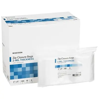 McKesson Brand - 4578 McKesson Zip Closure Bag