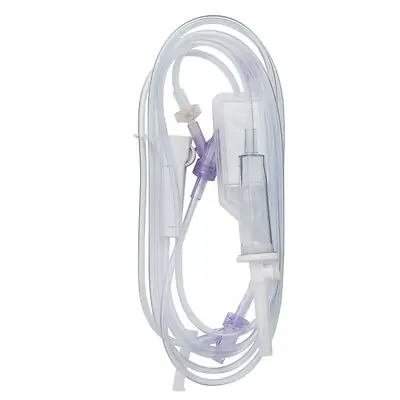 B. Braun - 354207 Primary IV Administration Set Caresite® Gravity 2 Ports 15 Drops / mL Drip Rate 0.2 Micron Filter 104 Inch Tubing Solution Without Flow Regulator