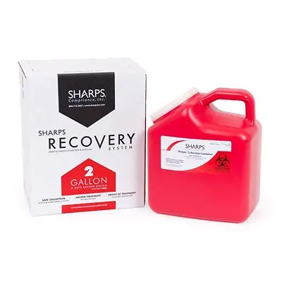 Sharps Compliance - 12000-012W The Sharps Disposal by Mail System® Pro-Tec® Mailback Sharps Container